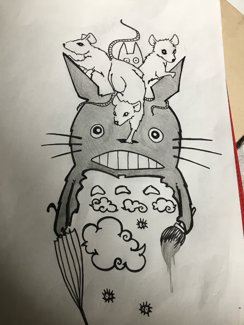 Paint  totoro