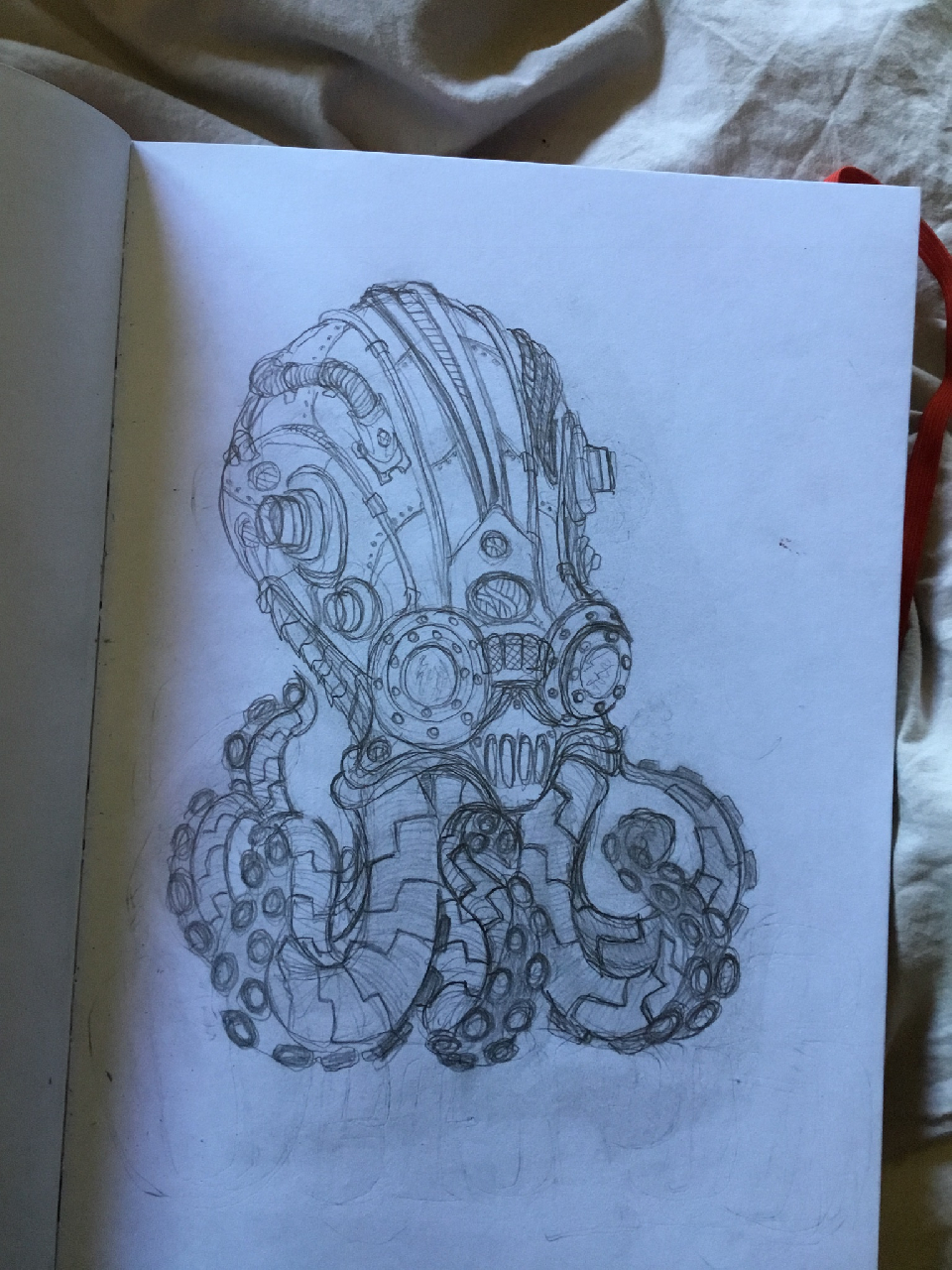 Steampunk octopus